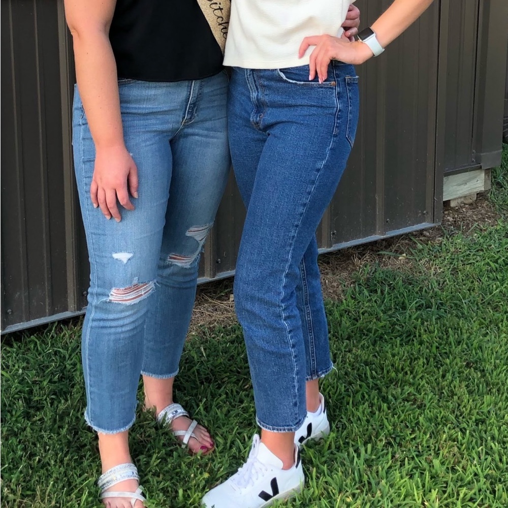 Abercrombie & Fitch ankle straight jeans